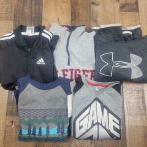 Boys Sweatshirt Top Shirt Bundle Size 8